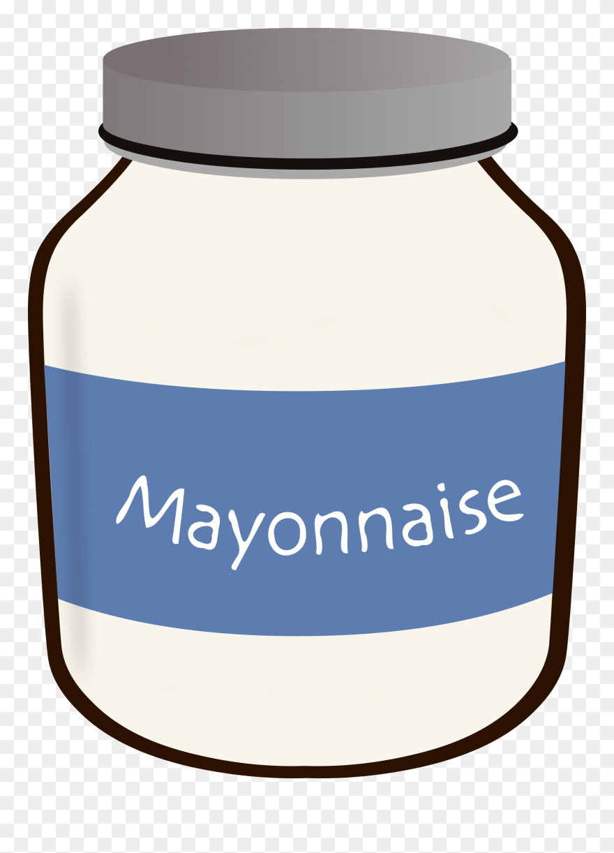 Mayo Clipart Vector Royalty Free Stock Mayonnaise Clip - Mayonnaise Clipart Png Transparent Png