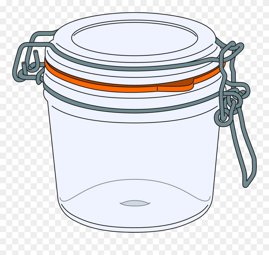 Glass Jar Clipart - Png Download