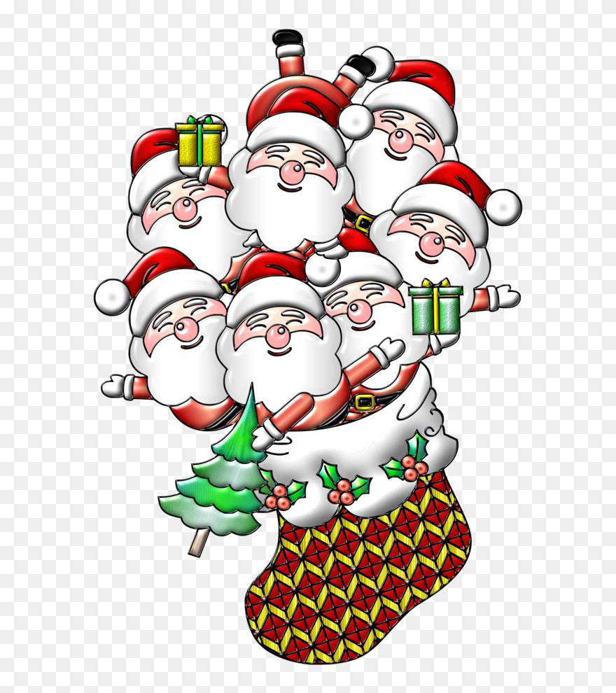 Santa Clipart Grinch - Christmas Day - Png Download