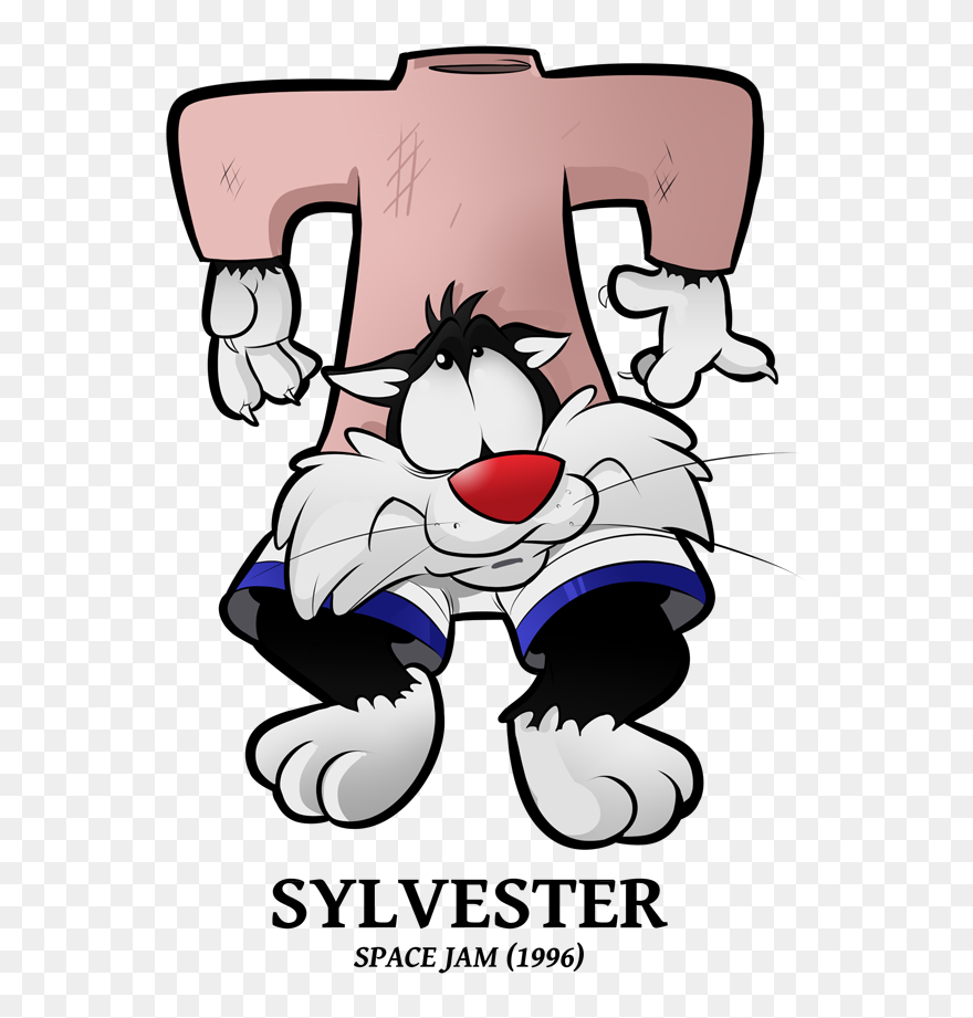 Draft 2018 Special - Space Jam Looney Tunes Sylvester Clipart