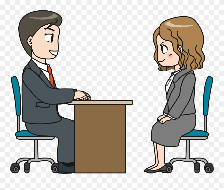 Interview Clipart Transparent - Job Interview Clipart - Png Download