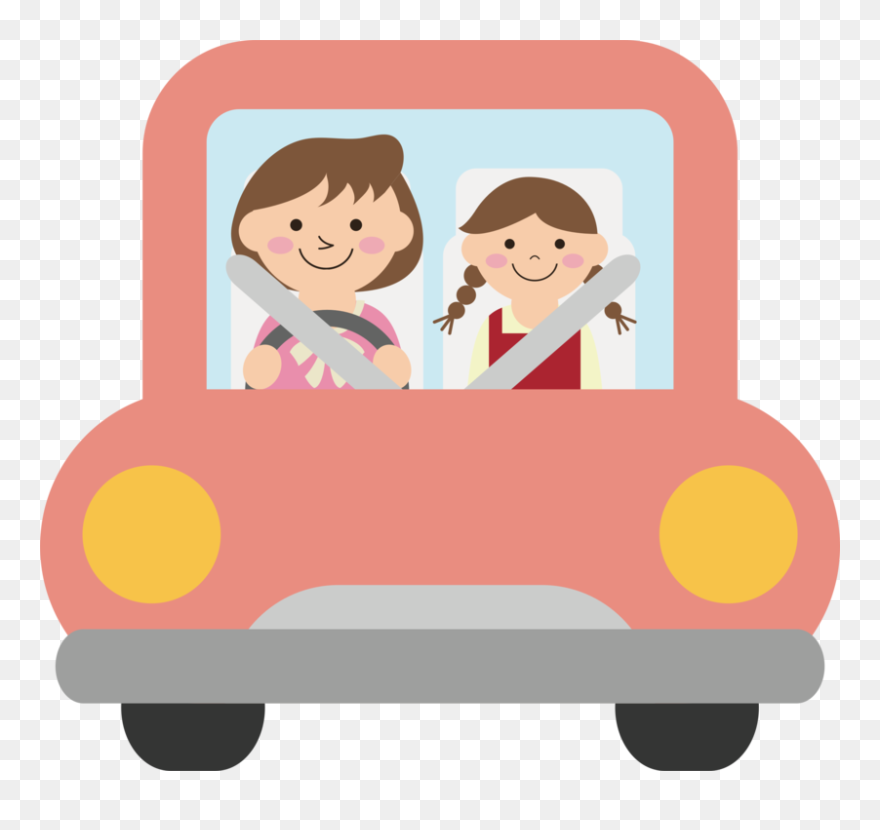 Cat Driving Car Clipart Graphic Black And White Stock - Go For A Car Ride Clip Art - Png Download