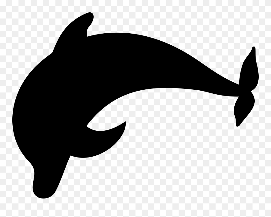 Clip Art Vector Graphics Dolphin Silhouette Free Content - Dolphin Silhouette Png Transparent Png