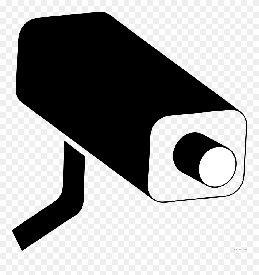 Video Surveillance Camera Clipart - Png Download