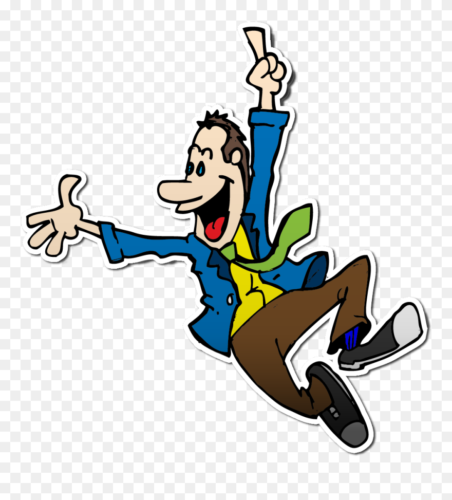 Excited Happy Man Clipart - Excited Cartoon Png Transparent Png