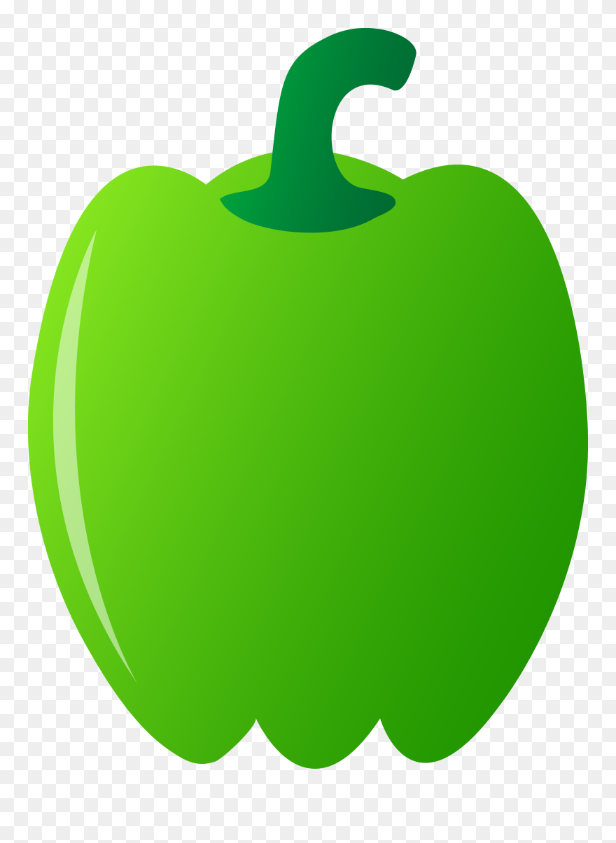 Free Green Pepper Cliparts, Download Free Clip Art, - Cartoon Green Pepper Png Transparent Png
