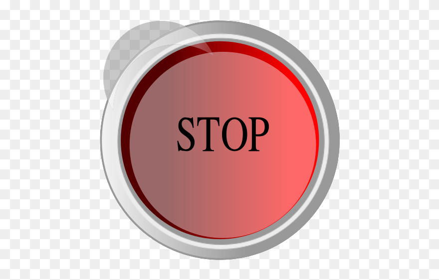 Stop Button Svg Clip Arts - Circle - Png Download