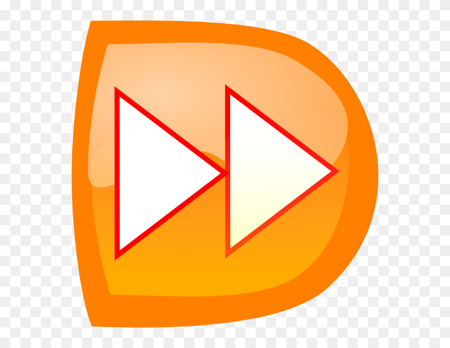 Transparent Rewind Clipart - Rewind Orange - Png Download