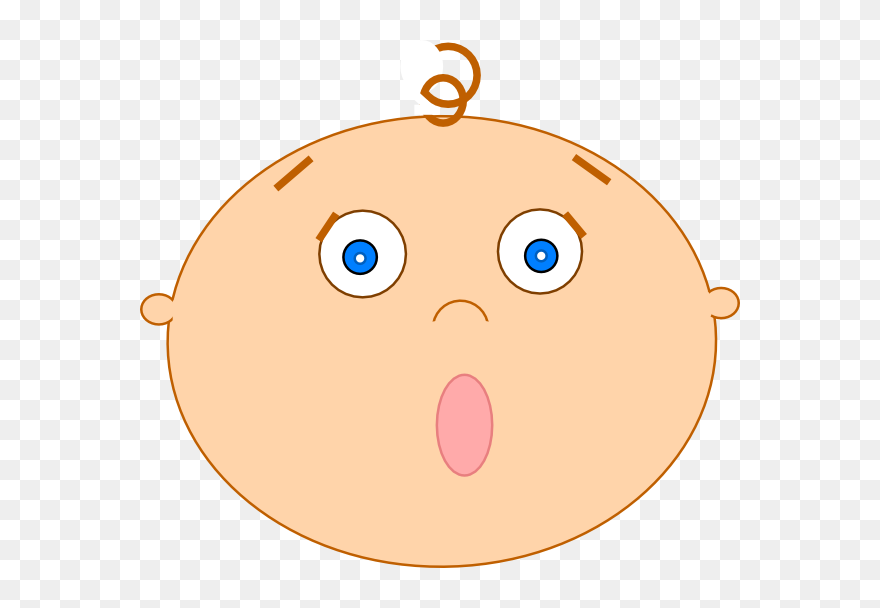 Scared Baby Clip Art At Clker - Clip Art - Png Download