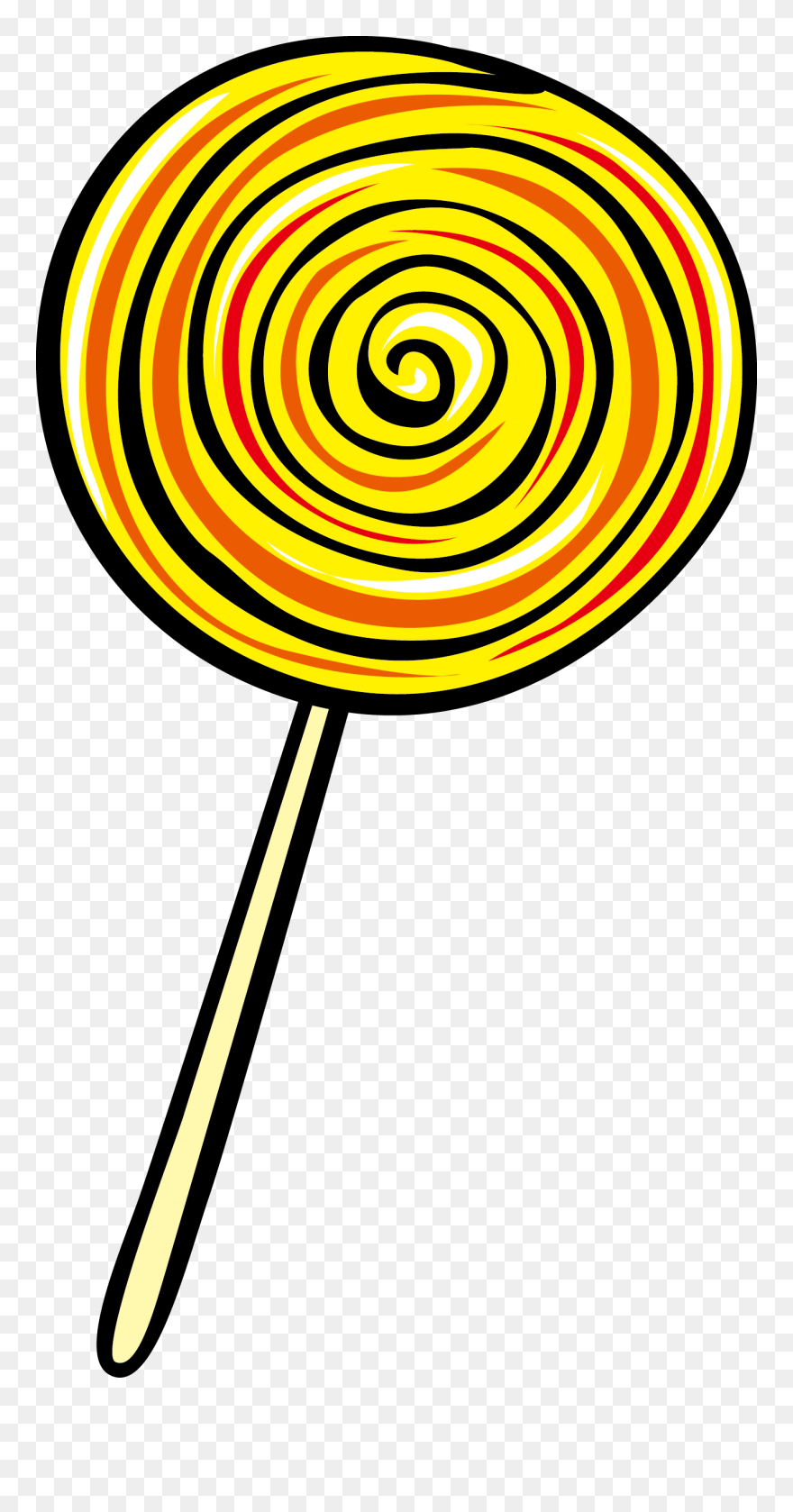 Lollipop Euclidean Vector Clip Art - Clip Art Lollipop - Png Download
