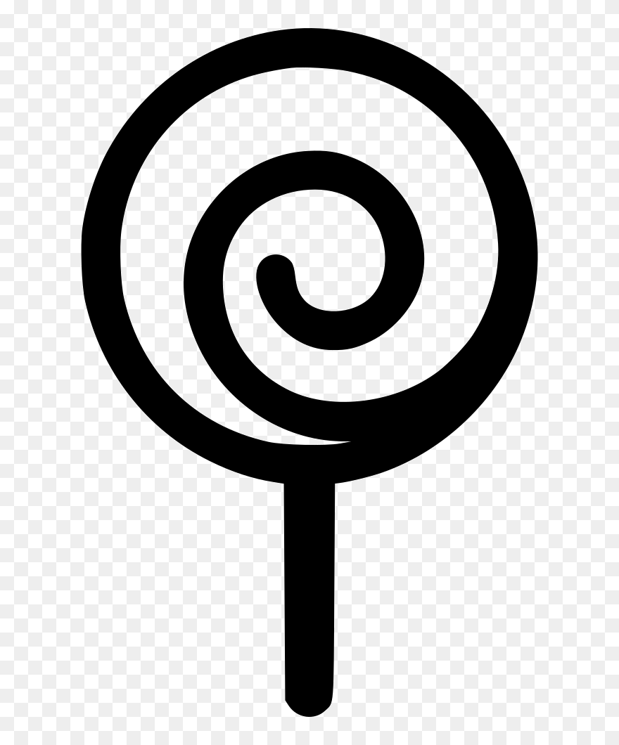 Png File Svg - Lollipop Black And White Clipart Png Transparent Png