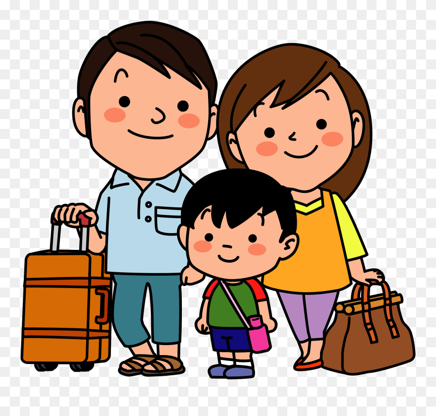 Family Travel Clipart - Travel - Png Download