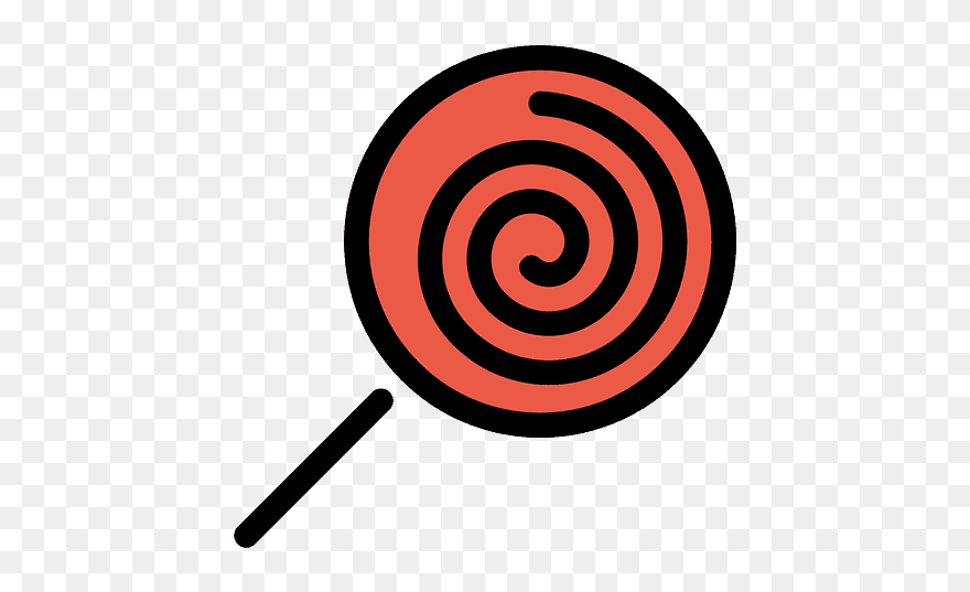 Lollipop Emoji Clipart - Circle - Png Download