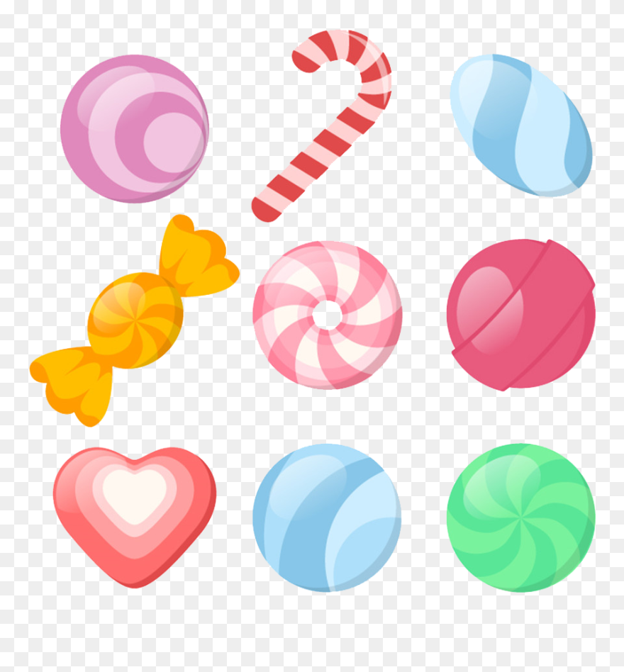 Free Apple And Candy Clipart Clip Free Cotton Candy - Candy - Png Download