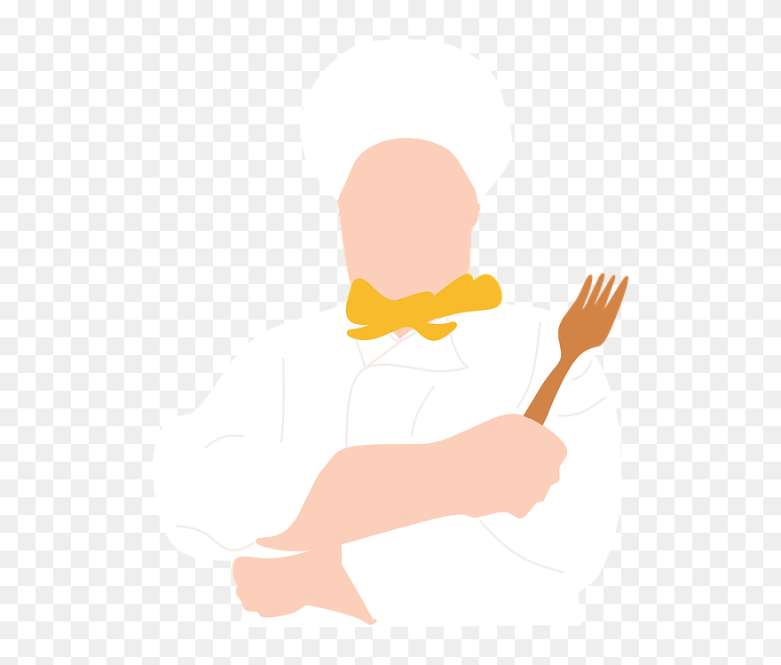 Hand Clipart Chef - Food - Png Download