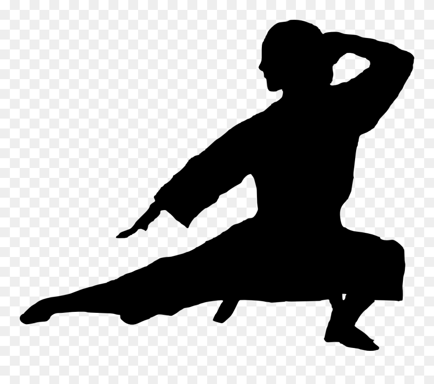 Silhouette Karate Martial Arts Clip Art - Karate Silhouette Png Transparent Png