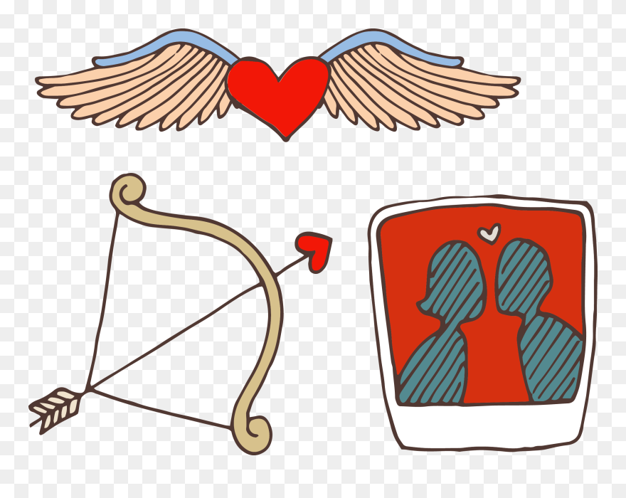 Transparent Clipart Cupids - Love Arrow Png