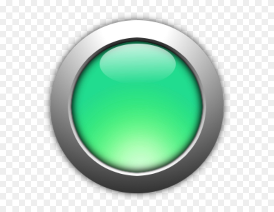 Green Led Button Png Clipart