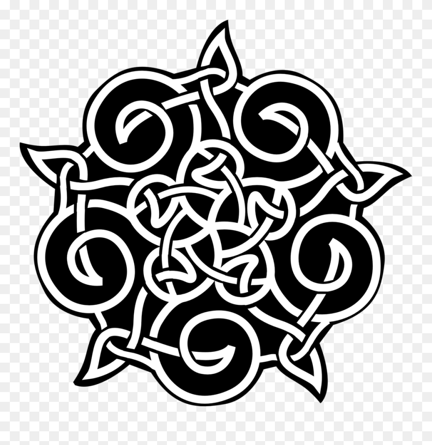 Printable Celtic Knot Coloring Page Clipart