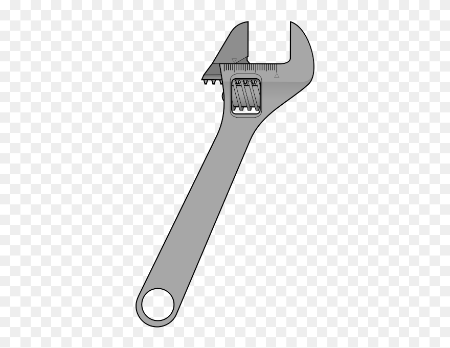 Adjustable Wrench Clipart