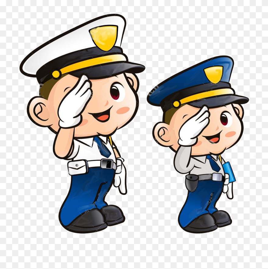 Banner Free Police Officer Clip Art Transprent Png - Salute To Police Transparent Png