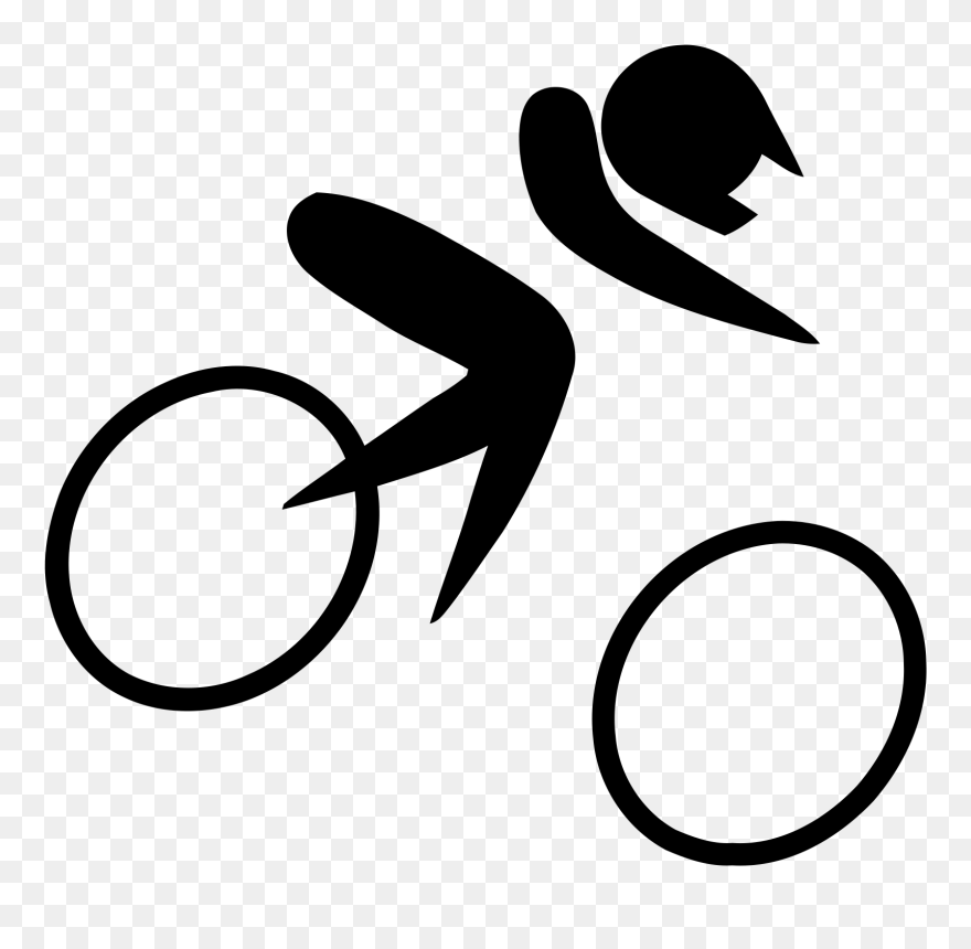 Bmx Bike Cycling Olympic Games Clip Art - Pictogram Bmx - Png Download