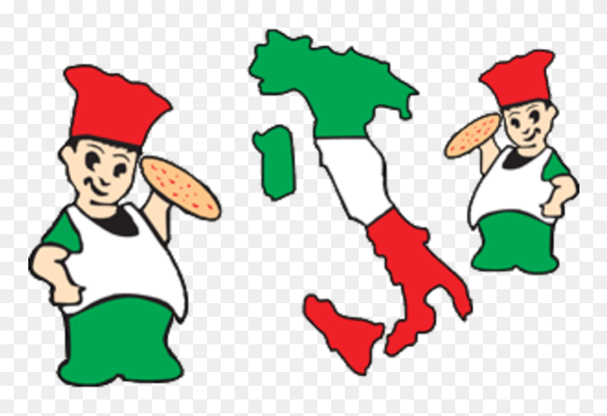 Two Guys From Delivery - Italy Clipart