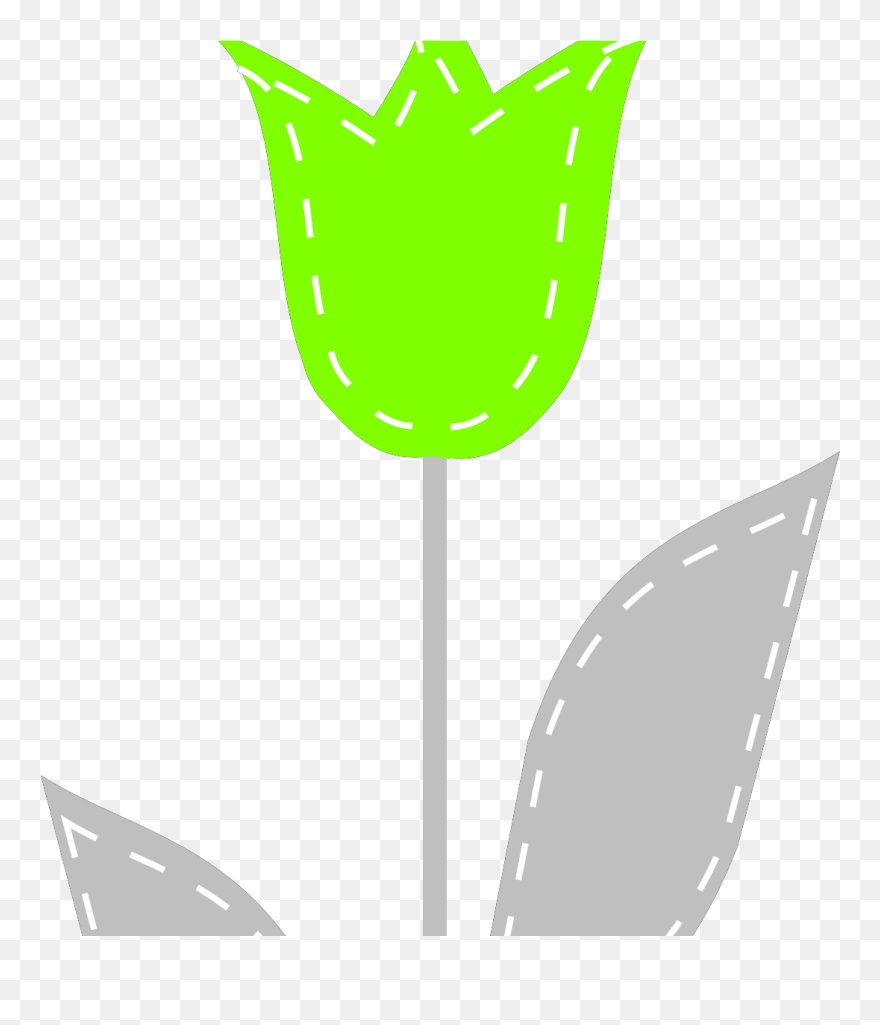Blue Tulip Clip Art - Png Download
