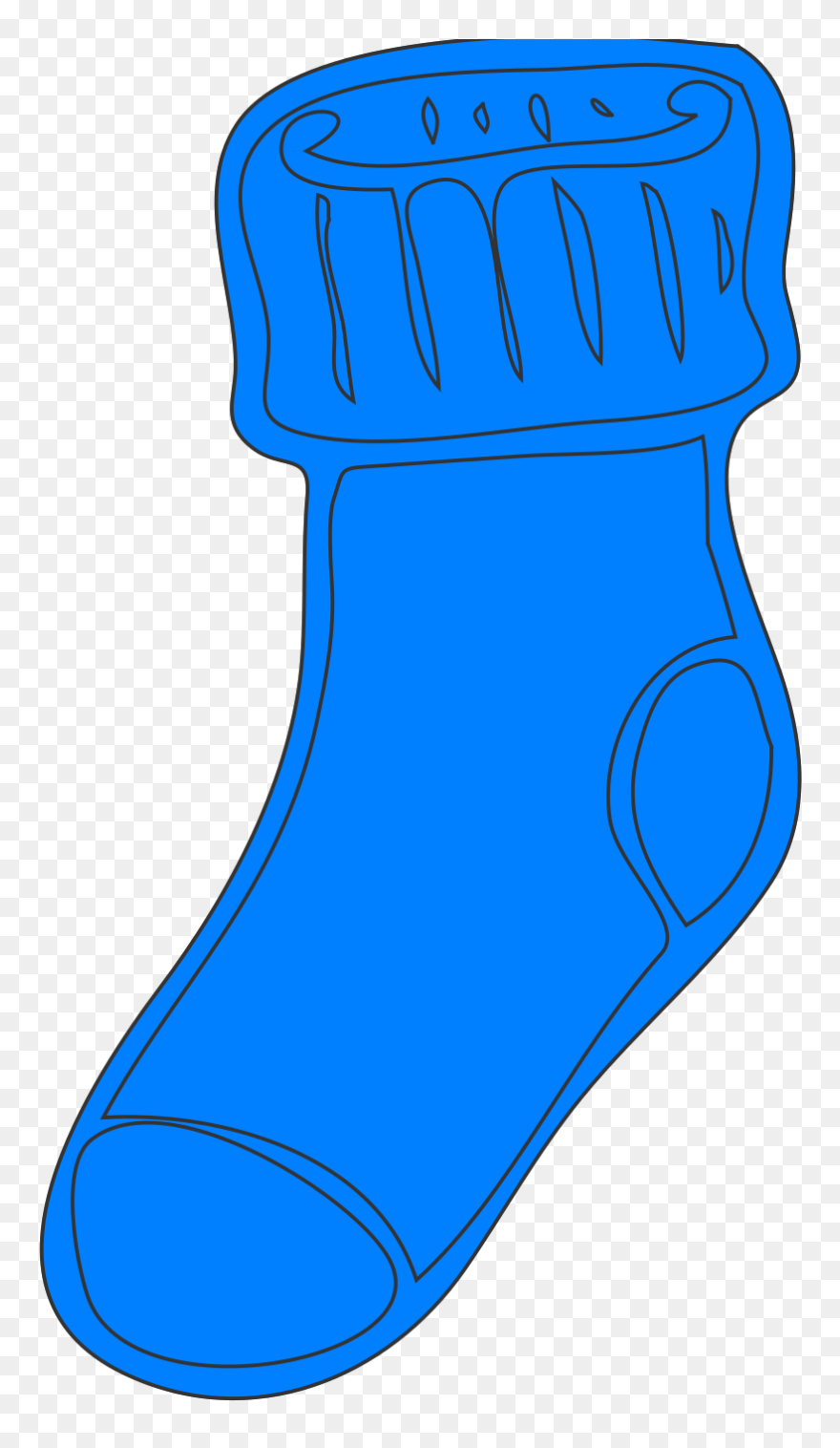 Blue Socks Clipart - Png Download