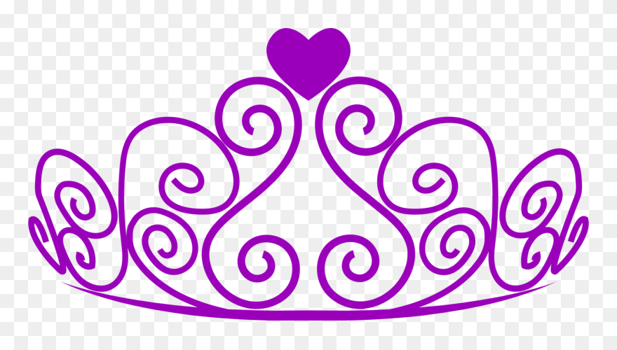 Violet Tiara - Transparent Background Princess Crown Clipart - Png Download