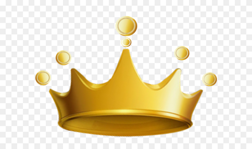 #crown #tiara #tiaras #gold #golden #king #qween #princess - Golden Crown Cartoon Png Clipart