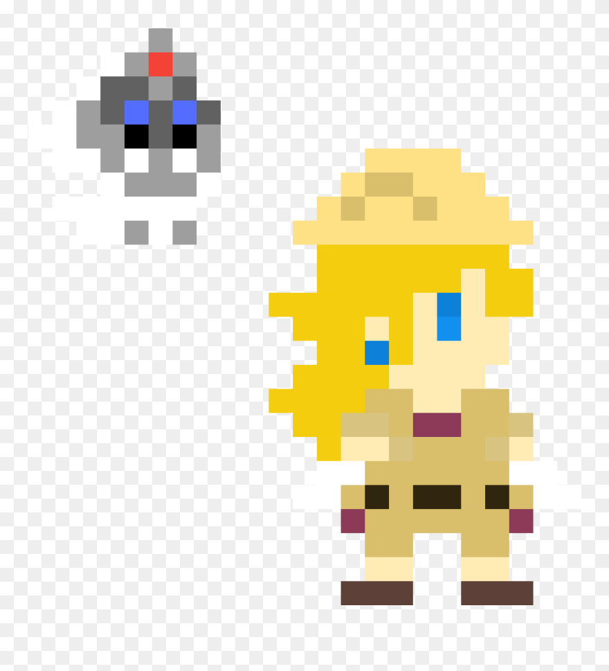 Super Mario Peach Pixel Clipart