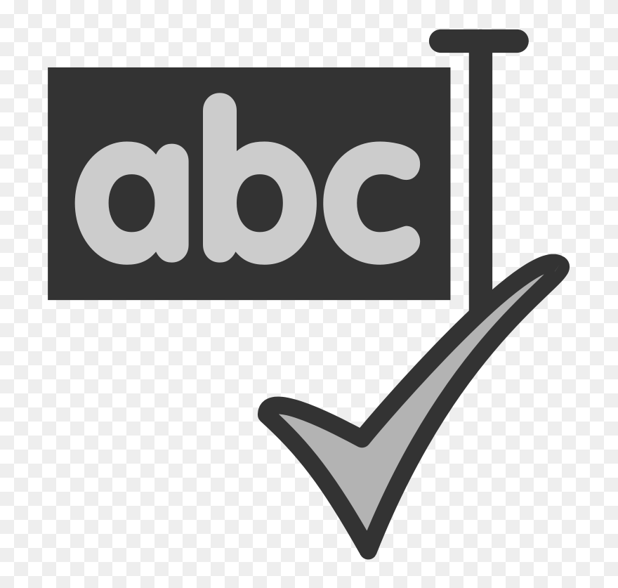 Selected Clip Art At - Spell Check Png Transparent Png