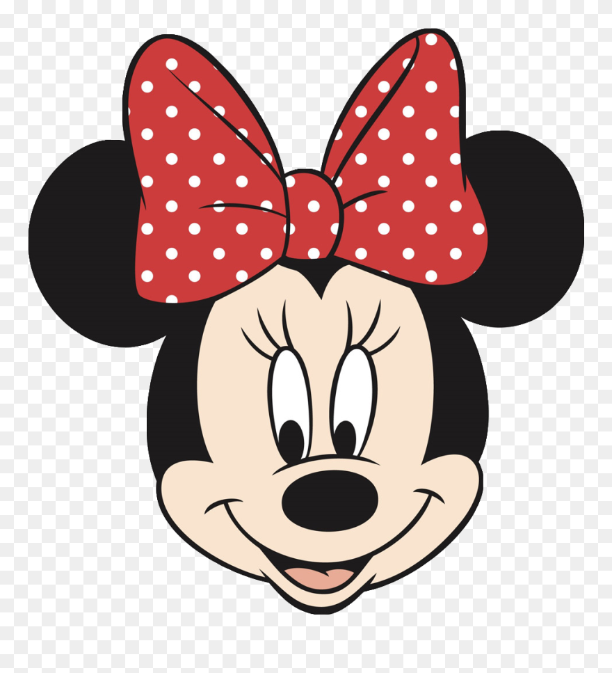 Minnie Mouse Face Cake Template - Minnie Mouse Mickey Mouse Clipart