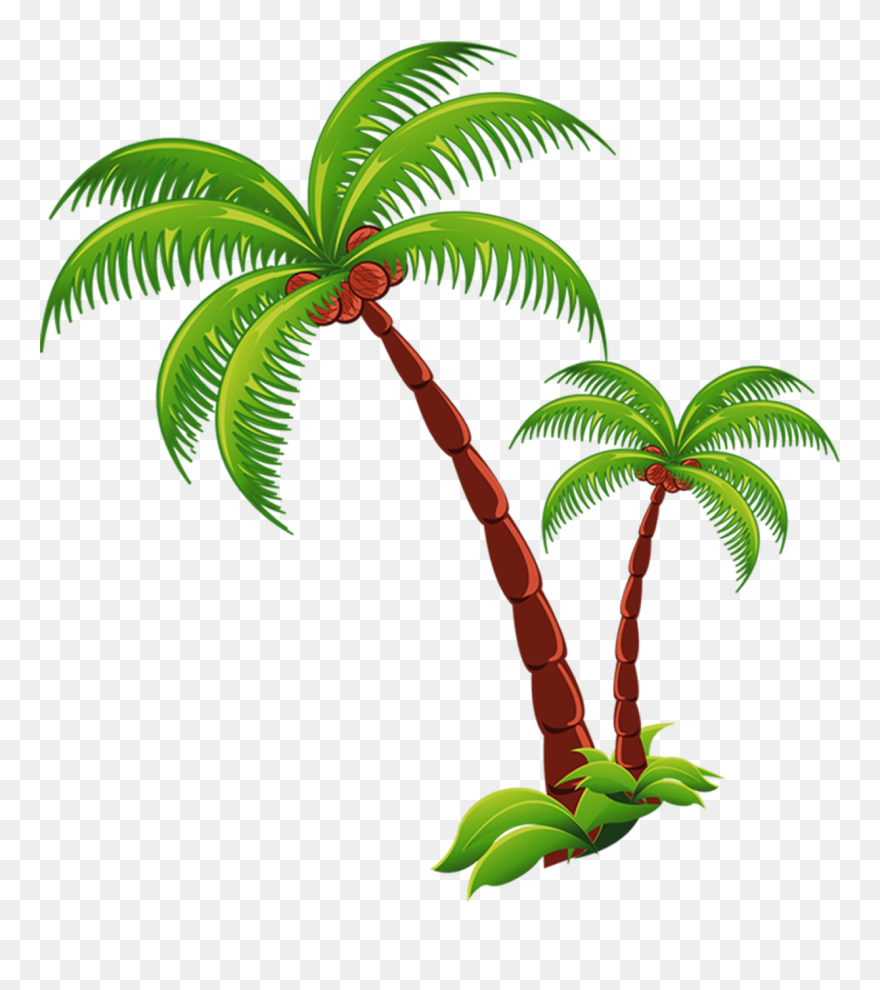 Coconut Beach Computer File - Coconut Tree Transparent Png Clipart