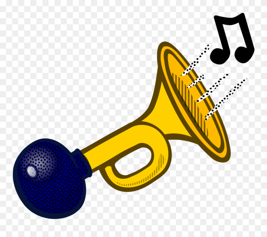Horn - Coloured - Horn Clipart - Png Download