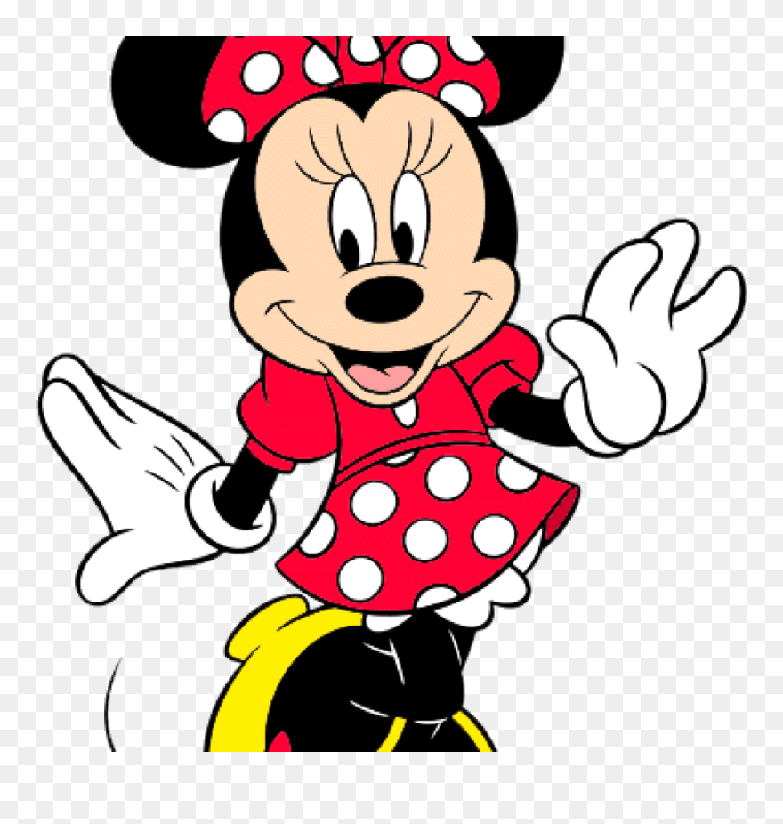 Free Minnie Mouse Clip Art Downloads Download Minnie - Red Minnie Mouse Clipart - Png Download