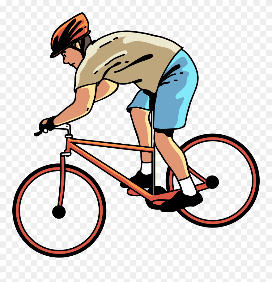 Cycling Frame Clip Art - Clipart Clear Bike Transparent Background - Png Download