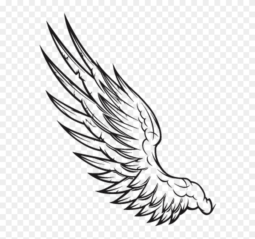 Angel Wing Tattoo Png Clipart