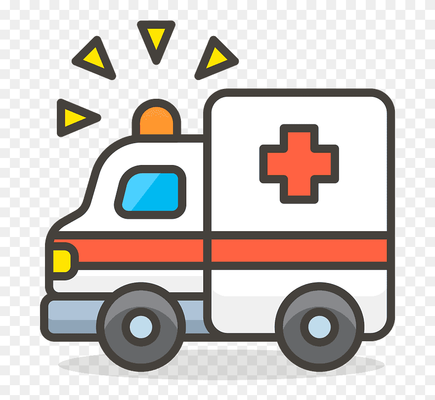 Krankenwagen Clipart - Ambulance Emoji Png Transparent Png