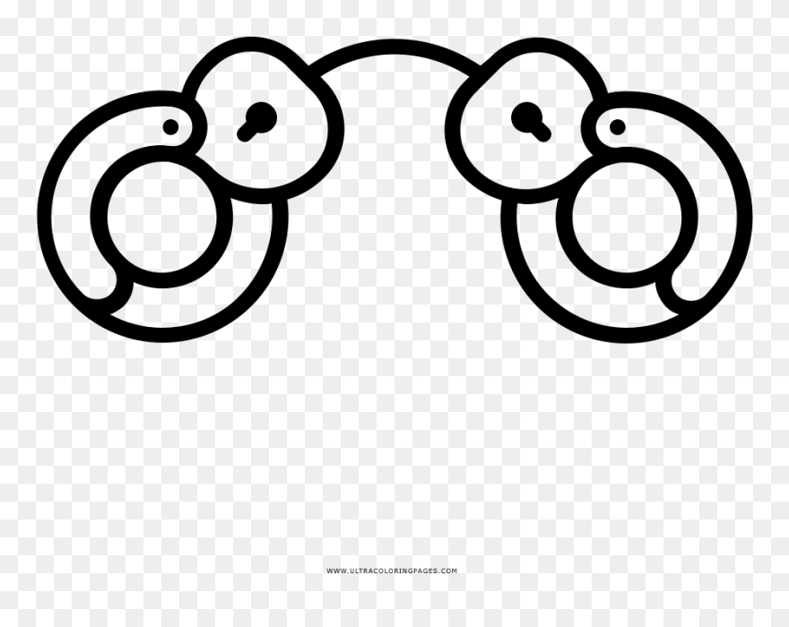 Handcuffs Clipart Outline - Broken Handcuffs Png Transparent Png