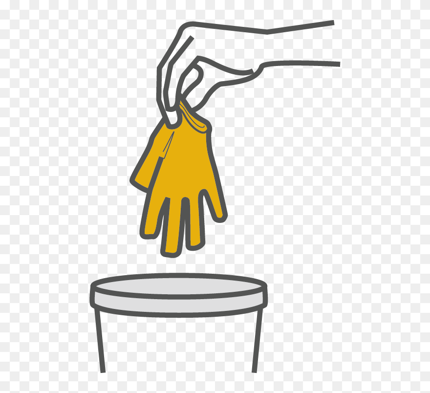 Masks And Gloves Dispose Clipart