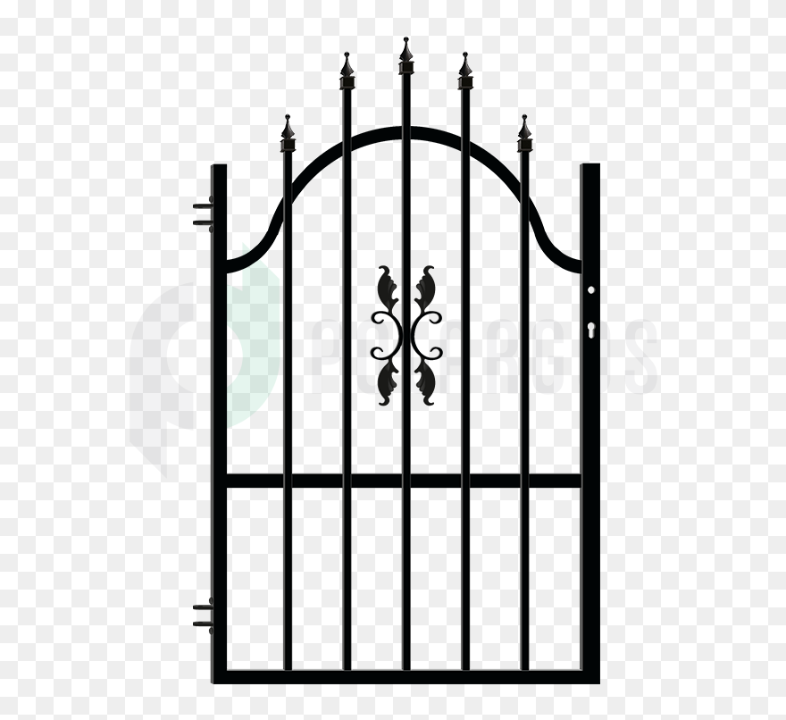 Gate Clipart Grill Gate, Gate Grill Gate Transparent - Wicket Gate Cartoon - Png Download