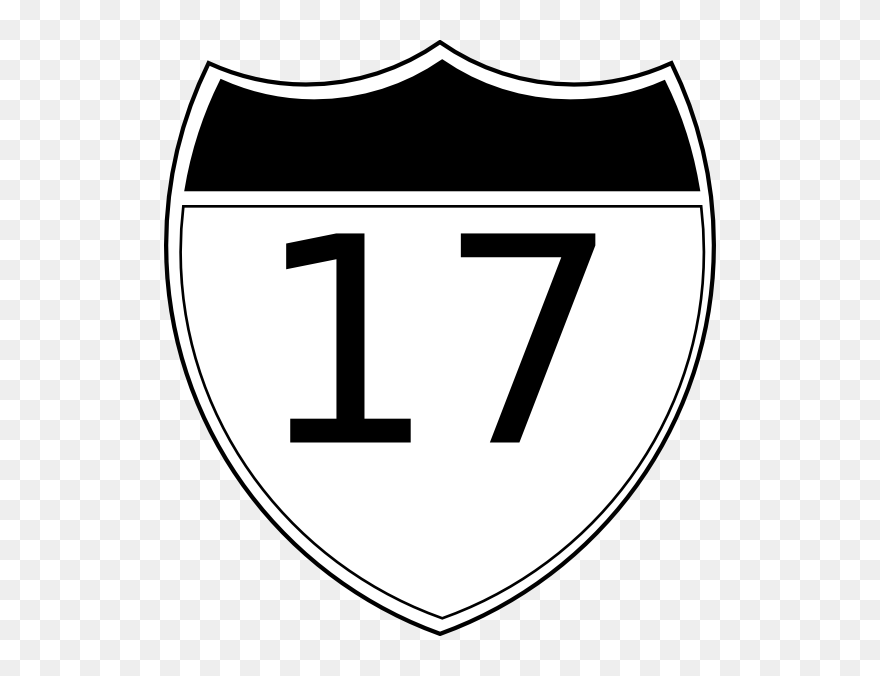Clipart 17 Svg Royalty Free Library I-17 Clip Art At - 17 Clipart - Png Download