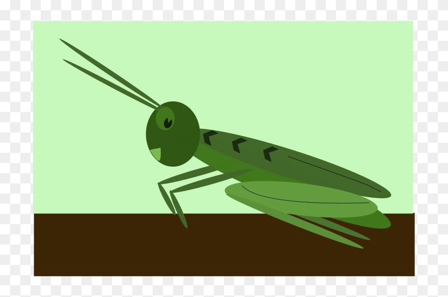 Belalang Komik Clipart