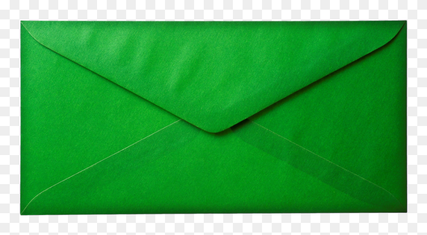 Envelope Transparent Background - Green Envelope Transparent Clipart