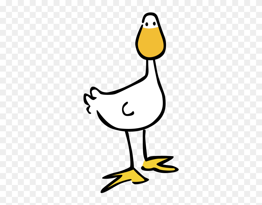 Goose Transparent Cartoon - Cartoon Goose Png Clipart