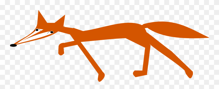 Fox And The Geese Clipart - Png Download