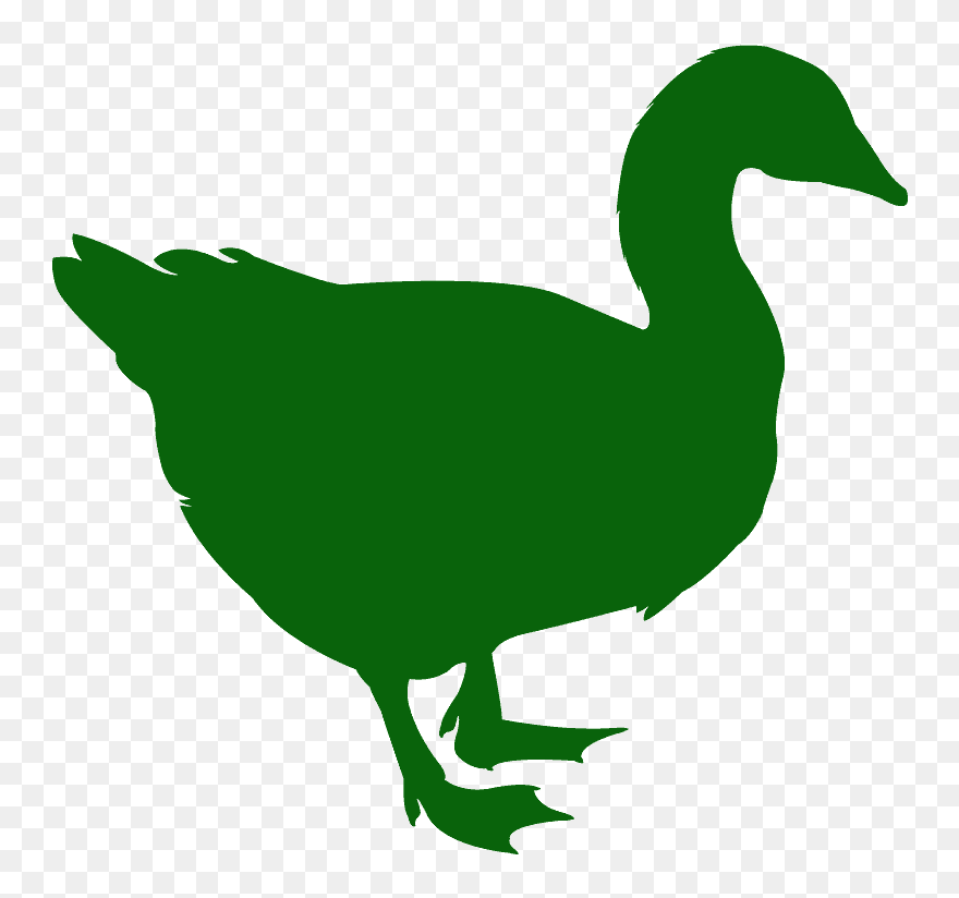 Transparent Goose Clip Art Silhouette - Goose - Png Download
