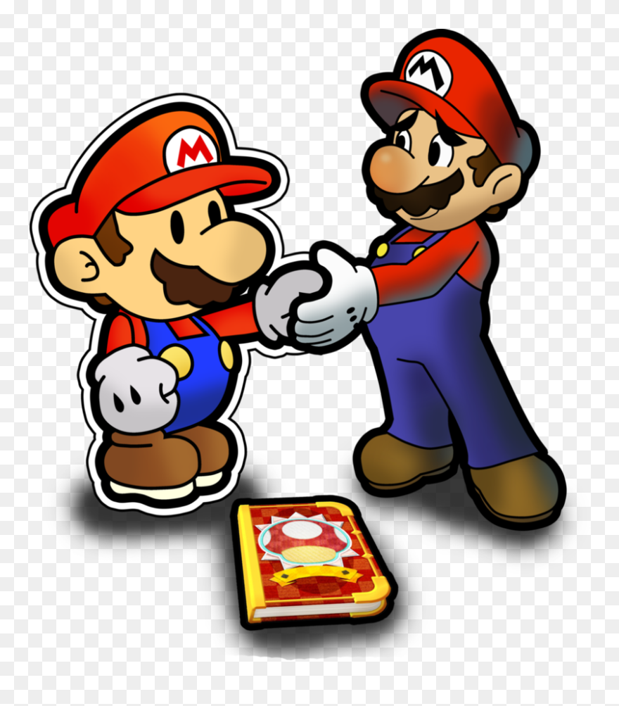 Goodbye Clipart Wave Hi, Picture - Paper Mario Sticker Star Mario - Png Download